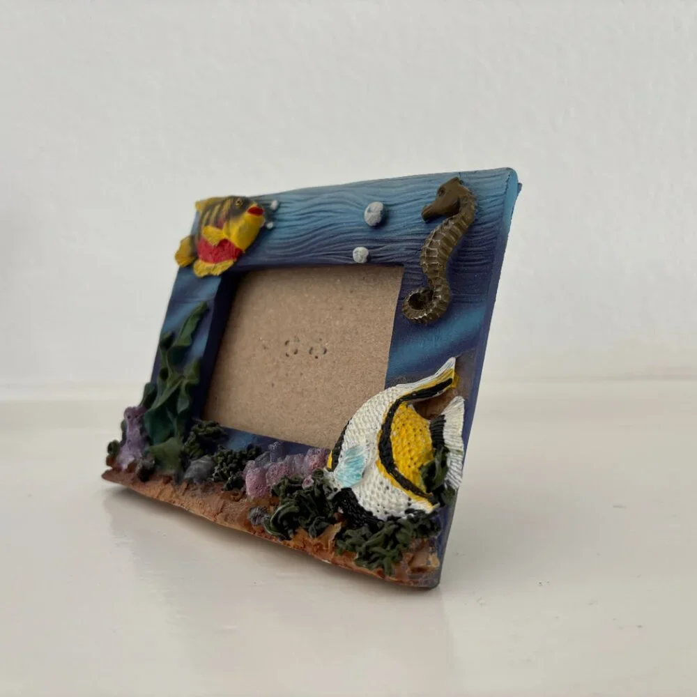 Ocean Picture Frame - Fish - Seahorse - Coral - Underwater Animals